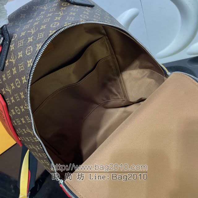 Louis Vuitton新款男包 M56853 路易威登Multipocket双肩包 LV新款男士双肩后背包  ydh4166